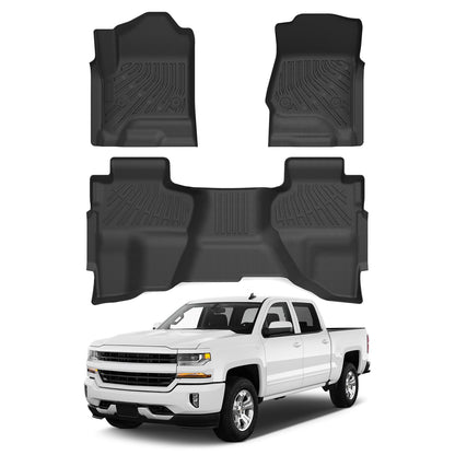 Cartist Floor Mats Fit for Honda HR-V HRV 2023 2024 2025 2026 (Include Hybrid) All Weather Floor Liners Front & 2nd Row Floor Mat for HRV Heavy Duty