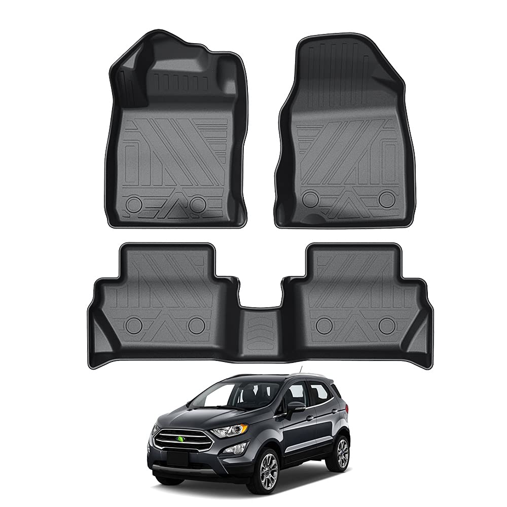 KUST Custom Fit Floor Mats for 2019-2025 2026 Nissan Altima Accessories All Weather Floor Mat Carpet Liners Front Rear 2 Row Seat Black Liner TPE