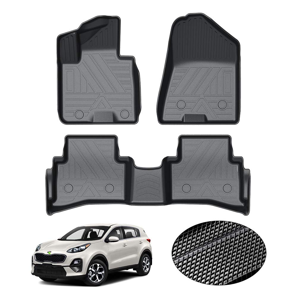 KUST Custom Fit Floor Mats for 2019-2025 2026 Nissan Altima Accessories All Weather Floor Mat Carpet Liners Front Rear 2 Row Seat Black Liner TPE