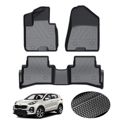 KUST Custom Fit Floor Mats for 2019-2025 2026 Nissan Altima Accessories All Weather Floor Mat Carpet Liners Front Rear 2 Row Seat Black Liner TPE