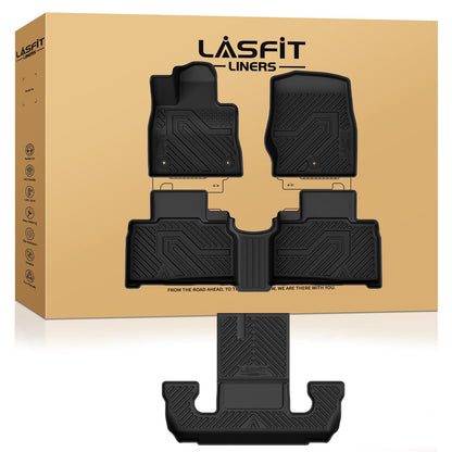 LASFIT Floor Mats for Ford F250 F350 F450 1999-2007 Crew Cab Carpet Floor