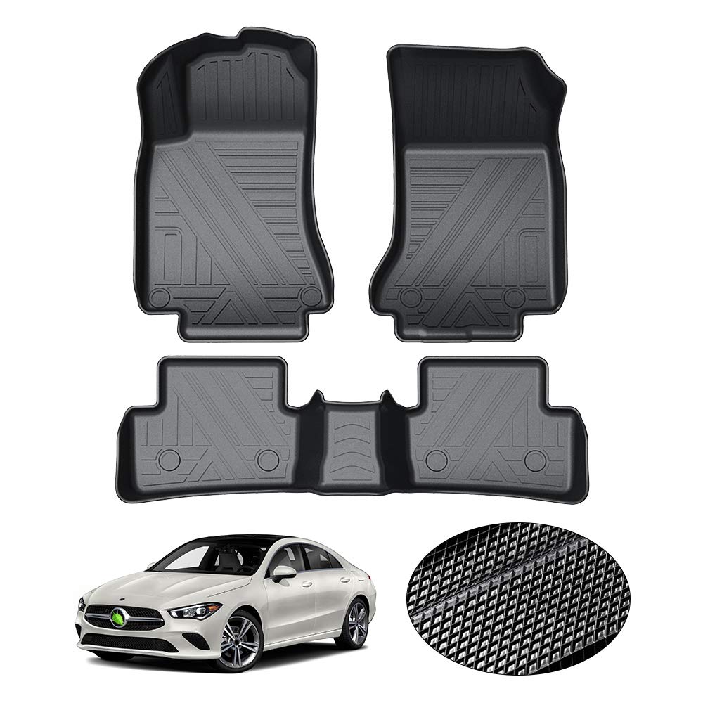 KUST Custom Fit Floor Mats for 2019-2025 2026 Nissan Altima Accessories All Weather Floor Mat Carpet Liners Front Rear 2 Row Seat Black Liner TPE