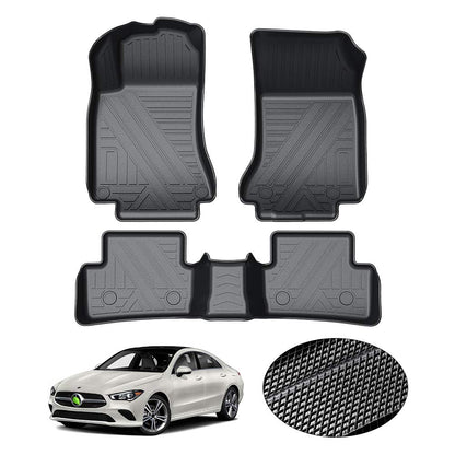 KUST Custom Fit Floor Mats for 2019-2025 2026 Nissan Altima Accessories All Weather Floor Mat Carpet Liners Front Rear 2 Row Seat Black Liner TPE
