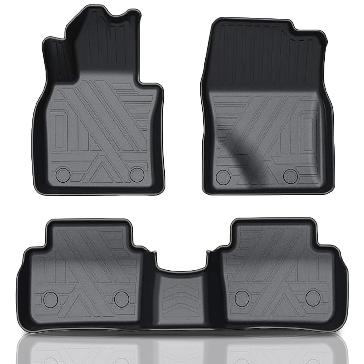 KUST Custom Fit Floor Mats for 2019-2025 2026 Nissan Altima Accessories All Weather Floor Mat Carpet Liners Front Rear 2 Row Seat Black Liner TPE
