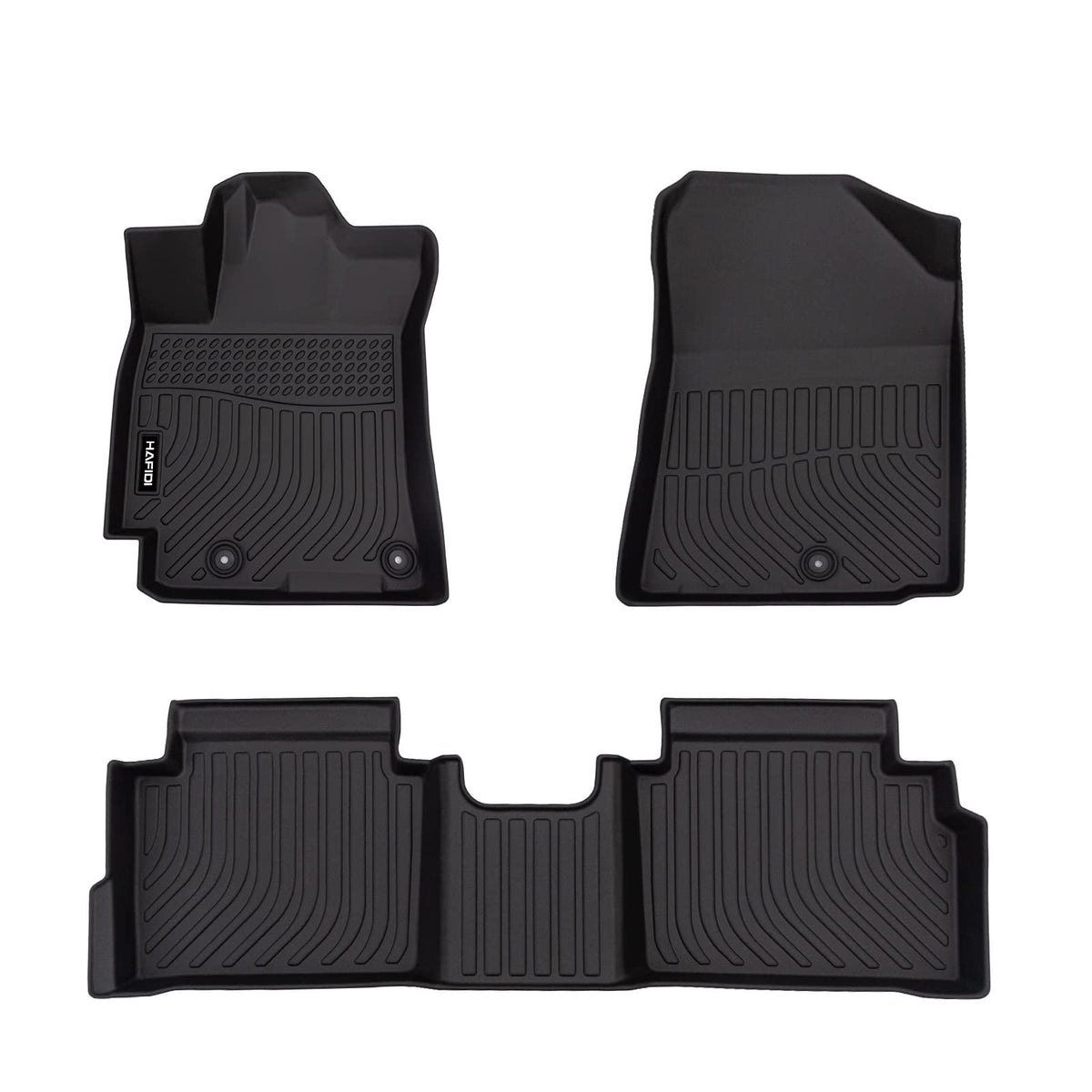 HAFIDI® Floor Mats & Cargo Liner Set Fit for 2023-2027 Kia NIRO & NIRO Hybrid (Not for NIRO EV &NIRO PHEV) All Weather Protection TPE Anti-Slip Floor Liners Custom Accessories -Black