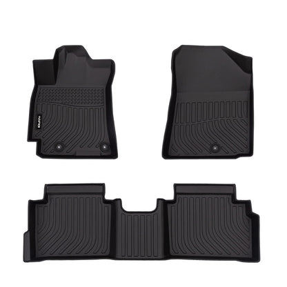 HAFIDI® Floor Mats & Cargo Liner Set Fit for 2023-2027 Kia NIRO & NIRO Hybrid (Not for NIRO EV &NIRO PHEV) All Weather Protection TPE Anti-Slip Floor Liners Custom Accessories -Black