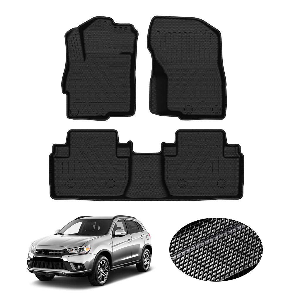 KUST Custom Fit Floor Mats for 2019-2025 2026 Nissan Altima Accessories All Weather Floor Mat Carpet Liners Front Rear 2 Row Seat Black Liner TPE