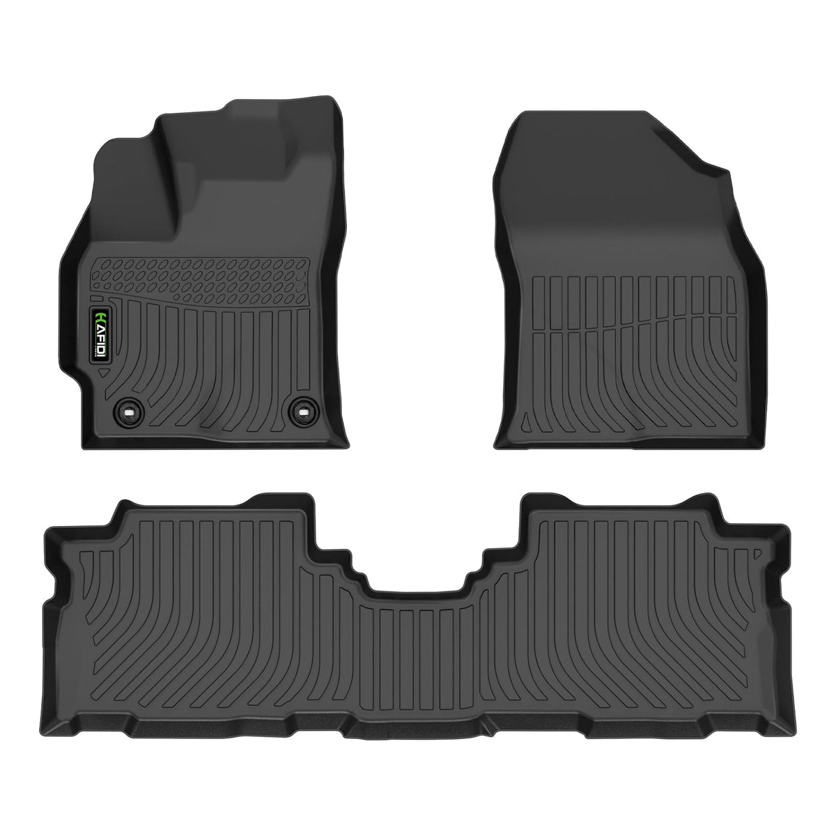 HAFIDI® Floor Mats & Cargo Liner Set Fit for 2023-2027 Kia NIRO & NIRO Hybrid (Not for NIRO EV &NIRO PHEV) All Weather Protection TPE Anti-Slip Floor Liners Custom Accessories -Black