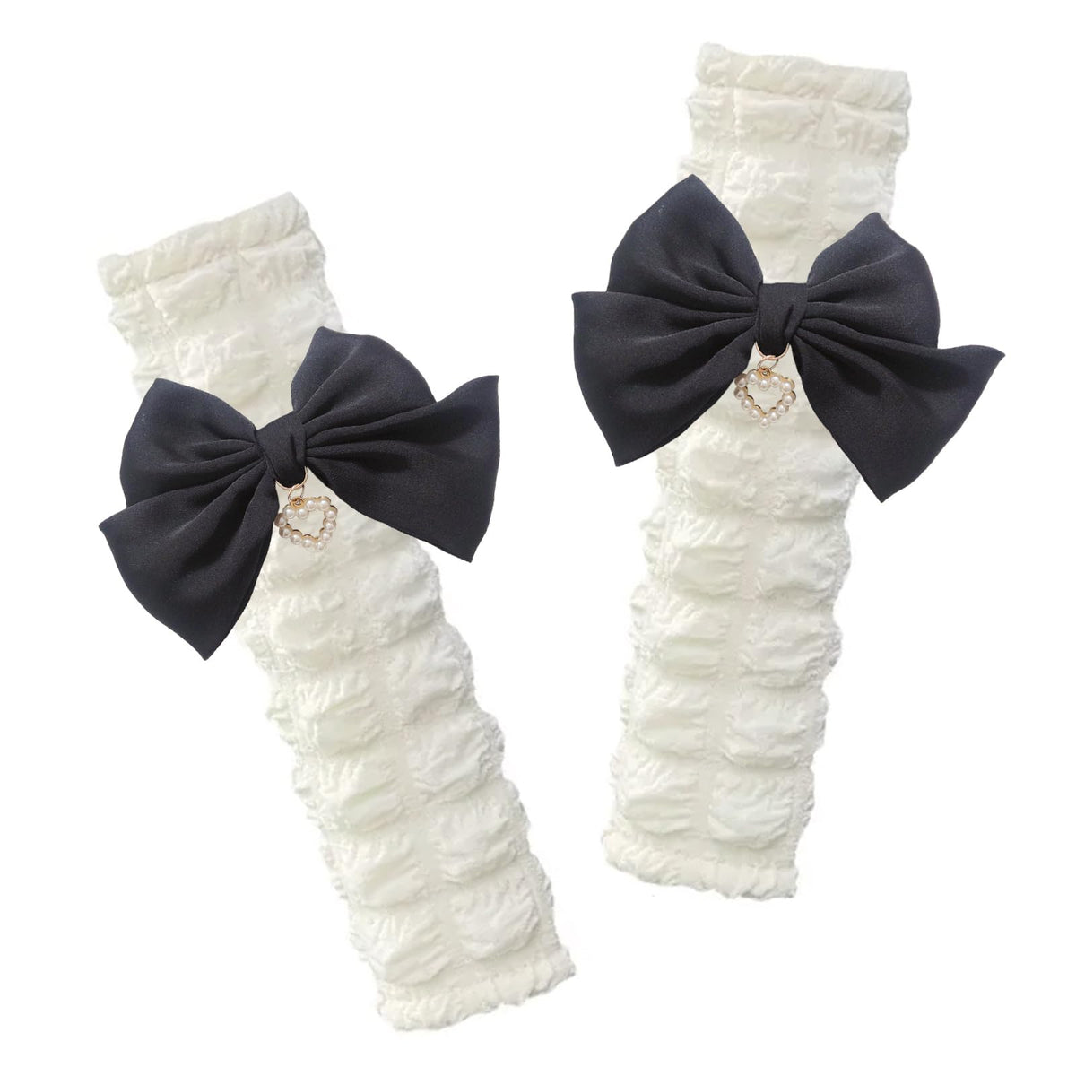 Fashion Big Bow Car Seat Belt Cover Shoulder Strap Pads (2 Pcs), Cute Car Accessories Seatbelt Covers Protector Universal (Red Bow Black Cover)