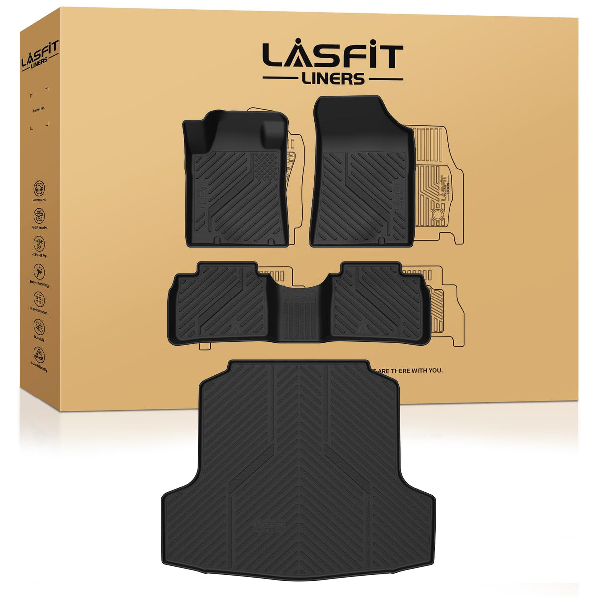 LASFIT Floor Mats for Subaru Crosstrek 2023-2018 & Impreza 2023-2017