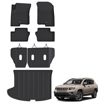 All Weather Floor Mats Full Sets for 2015-2020 Chevy Chevrolet Suburban