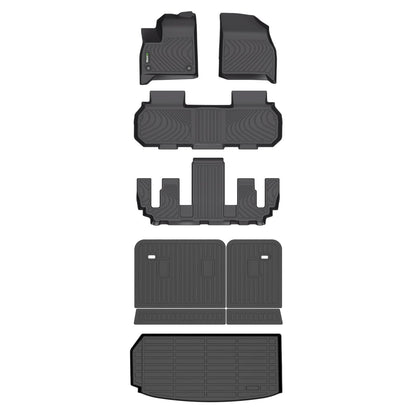 HAFIDI® Floor Mats & Cargo Liner Set Fit for 2023-2027 Kia NIRO & NIRO Hybrid (Not for NIRO EV &NIRO PHEV) All Weather Protection TPE Anti-Slip Floor Liners Custom Accessories -Black