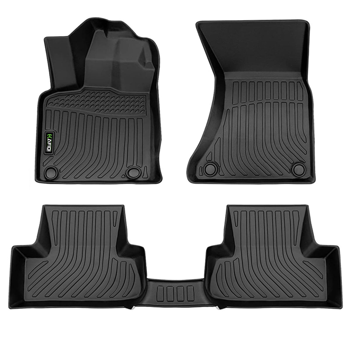 HAFIDI® Floor Mats & Cargo Liner Set Fit for 2023-2027 Kia NIRO & NIRO Hybrid (Not for NIRO EV &NIRO PHEV) All Weather Protection TPE Anti-Slip Floor Liners Custom Accessories -Black