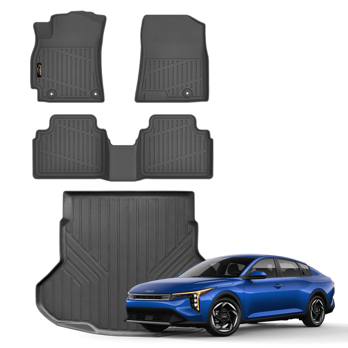 Floor Mats & Cargo Mat & Backrest Mat Custom for Toyota RAV4 Hybrid 2026