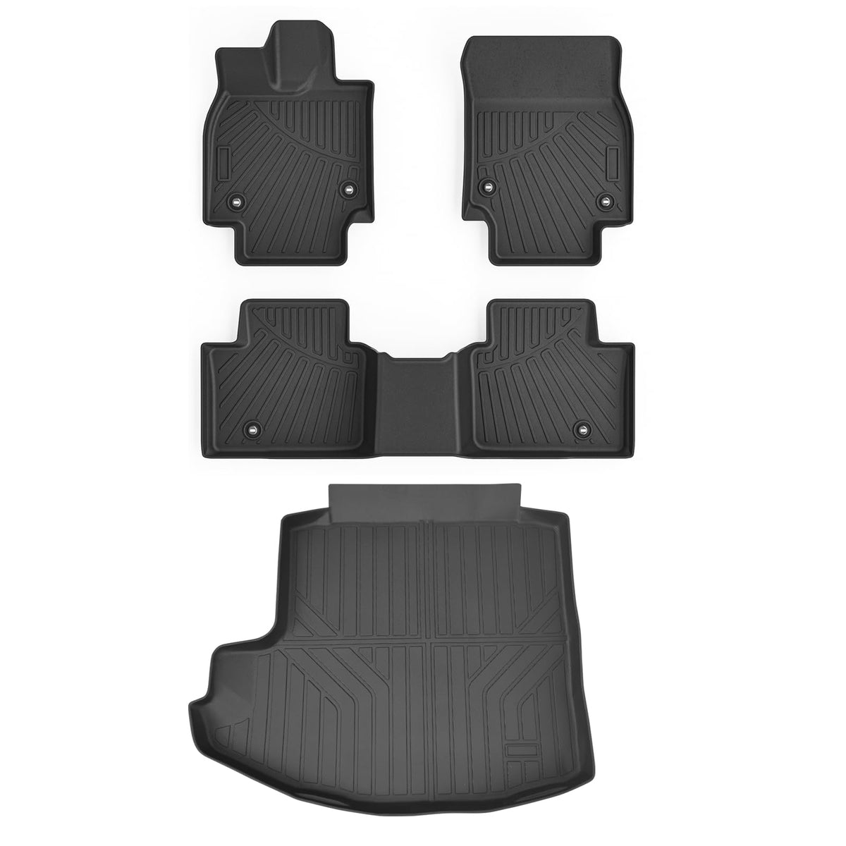Cartist Floor Mats Fit for Honda HR-V HRV 2023 2024 2025 2026 (Include Hybrid) All Weather Floor Liners Front & 2nd Row Floor Mat for HRV Heavy Duty