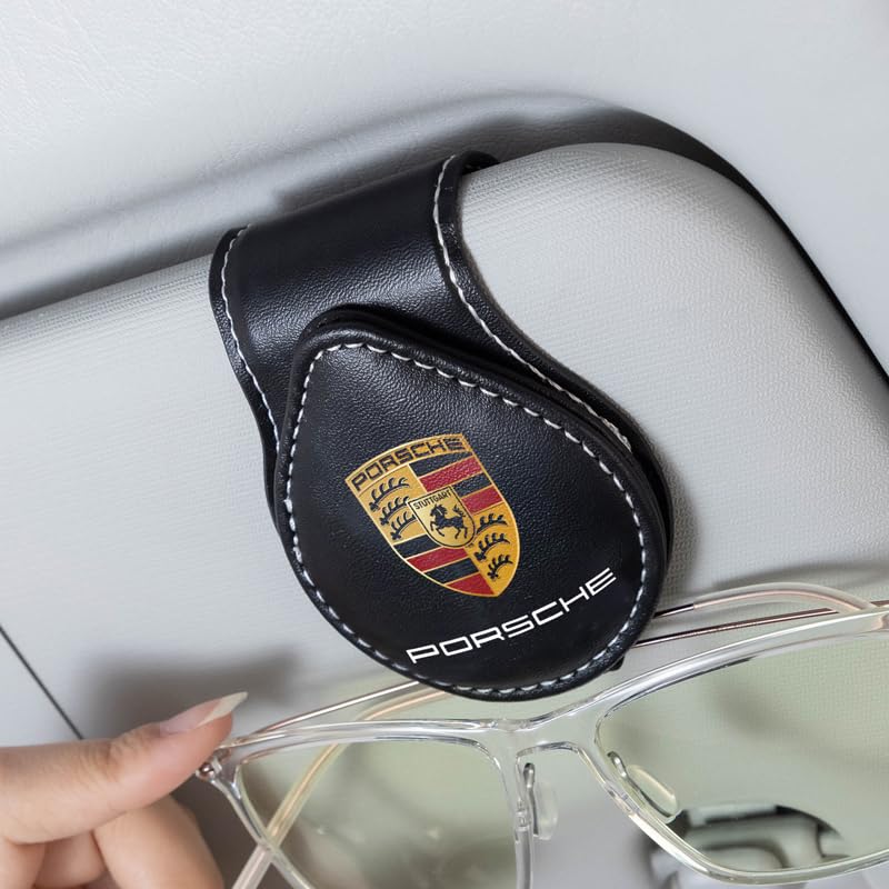 Car Sunglasses Holder for Land Rover Discovery Range Rover Sport Defender Land Cruiser LR2 3 4, Glasses Holder for Cars,Car Visor Sunglasses Clip,Clip-on Car Glasses Holder Black