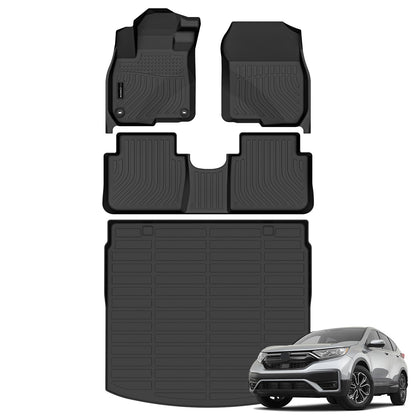 AUXKO All Weather Floor Mats for Honda Accord Sedan 2013-2017
