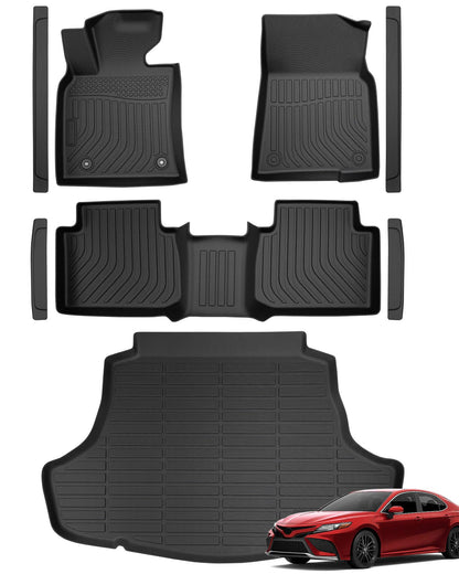 for Toyota Sienna 2013-2020 Floor Mats Cargo Liner Trunk Mat (8 Seater)