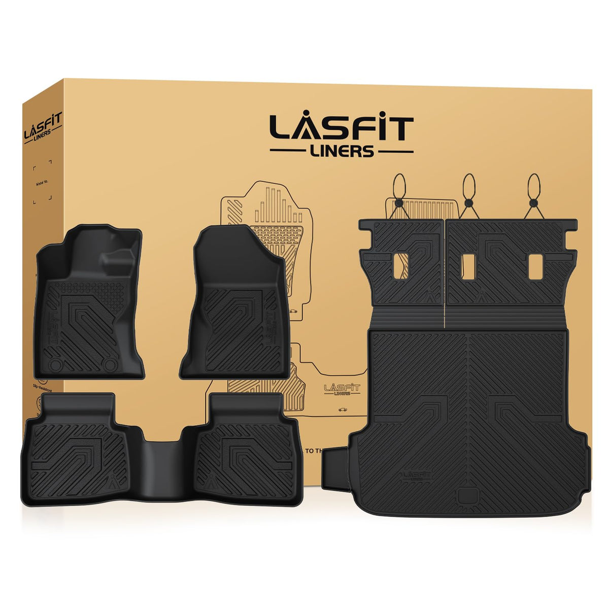 LASFIT Floor Mats for Subaru Crosstrek 2023-2018 & Impreza 2023-2017