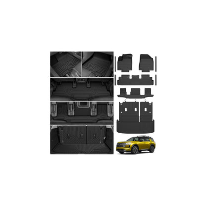 KUST Custom Fit Floor Mats for 2019-2025 2026 Nissan Altima Accessories All Weather Floor Mat Carpet Liners Front Rear 2 Row Seat Black Liner TPE
