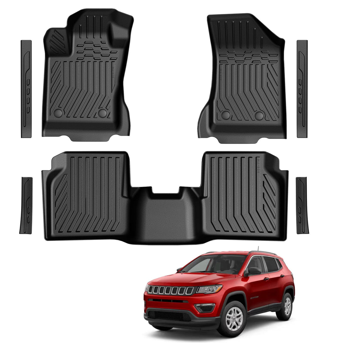 Floor Mats for Jeep Compass 2026 2017-2025
