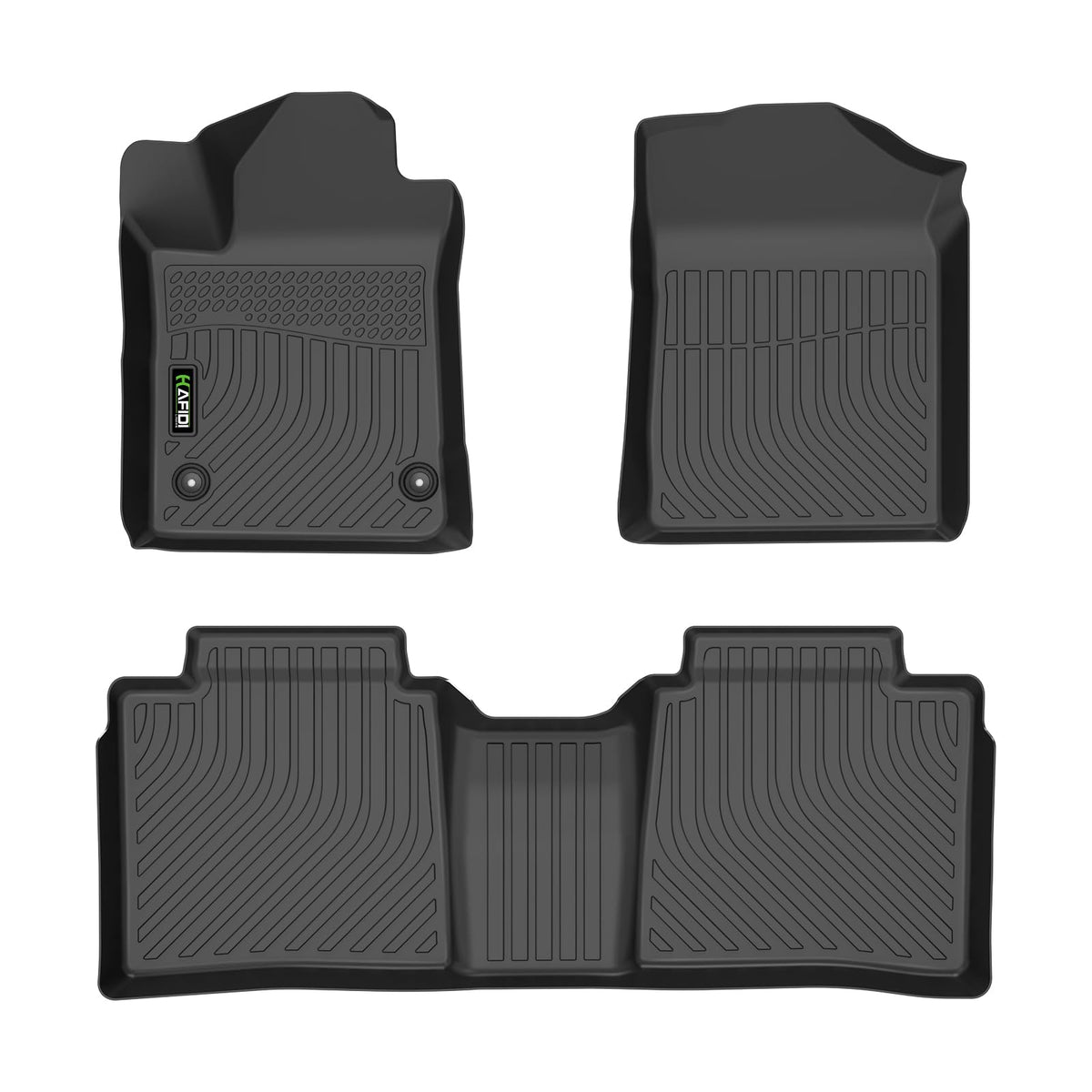 HAFIDI® Floor Mats & Cargo Liner Set Fit for 2023-2027 Kia NIRO & NIRO Hybrid (Not for NIRO EV &NIRO PHEV) All Weather Protection TPE Anti-Slip Floor Liners Custom Accessories -Black