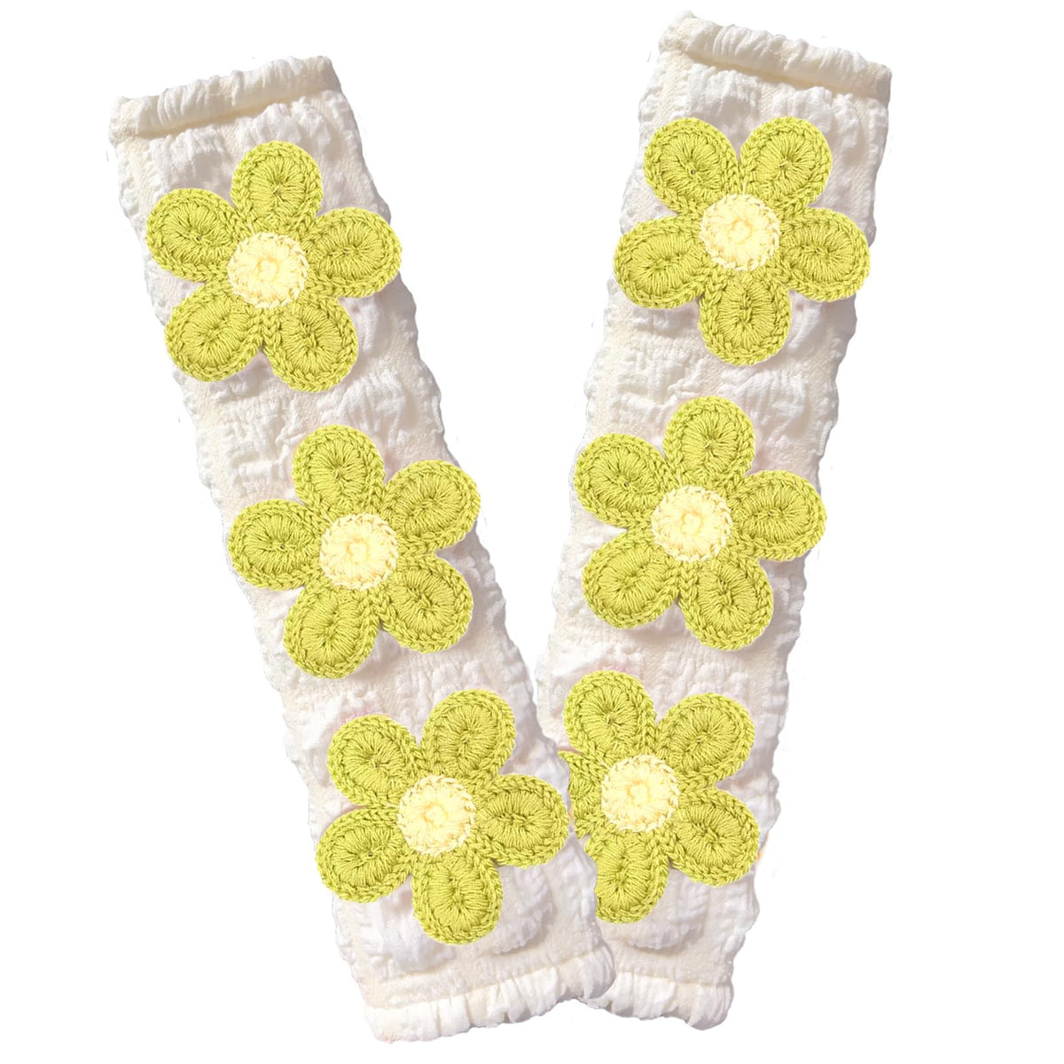 Cute Flower Car Seat Belt Shoulder Pad Cushions (2 in a Pack), Car Accessories Seat Belt Shoulder Strap Protector Universal Cover (White Pink)