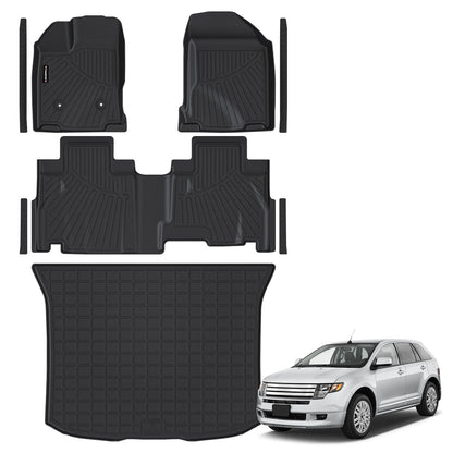 All Weather Floor Mats Full Sets for 2015-2020 Chevy Chevrolet Suburban
