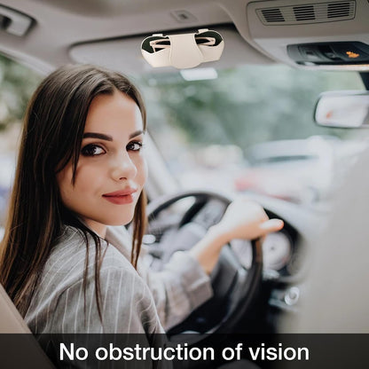 KINIVA Sunglass Clip for Car Visor,Car Sunglass Holder,Magnetic Glasses Case for Car Accessories Organizer