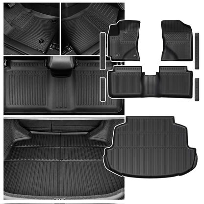 Floor Mats for Toyota RAV4 2019-2025 Hybrid & Gas, with Cargo Mat