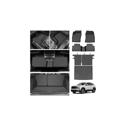 Cartist Floor Mats Fit for Honda HR-V HRV 2023 2024 2025 2026 (Include Hybrid) All Weather Floor Liners Front & 2nd Row Floor Mat for HRV Heavy Duty
