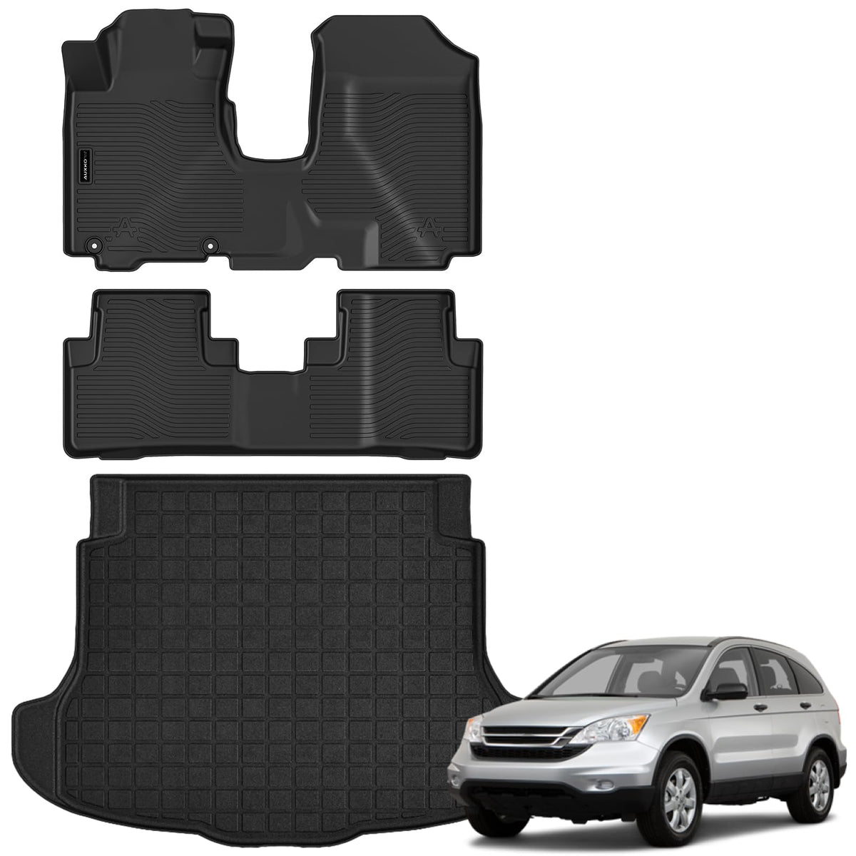 AUXKO All Weather Floor Mats for Honda Accord Sedan 2013-2017