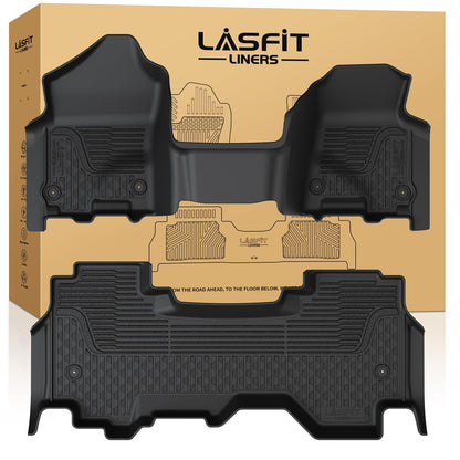 LASFIT Floor Mats for RAM 2500/3500 Crew Cab 2019-2026 2027 Bucket Seat