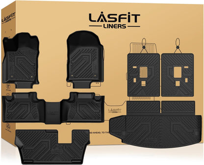 LASFIT Floor Mats for Dodge Durango 7-Seat Models 2013-2026 2027