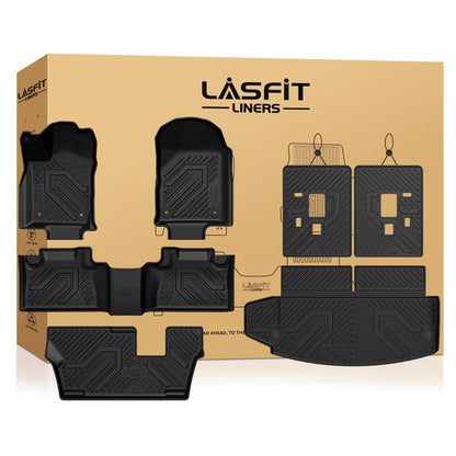 LASFIT Floor Mats for Dodge Durango 7-Seat Models 2013-2026 2027