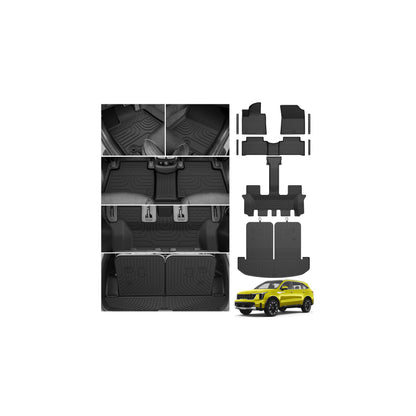 KUST Custom Fit Floor Mats for 2019-2025 2026 Nissan Altima Accessories All Weather Floor Mat Carpet Liners Front Rear 2 Row Seat Black Liner TPE
