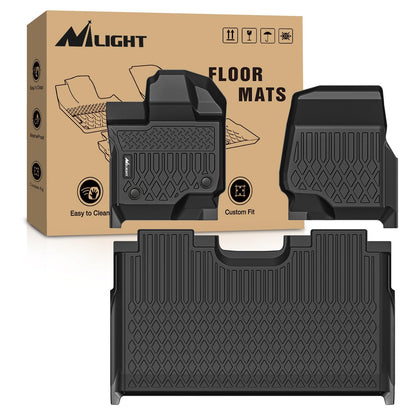 Nilight TPE Floor Mats for Ford F250 F350 F450 Super Duty Crew Cab