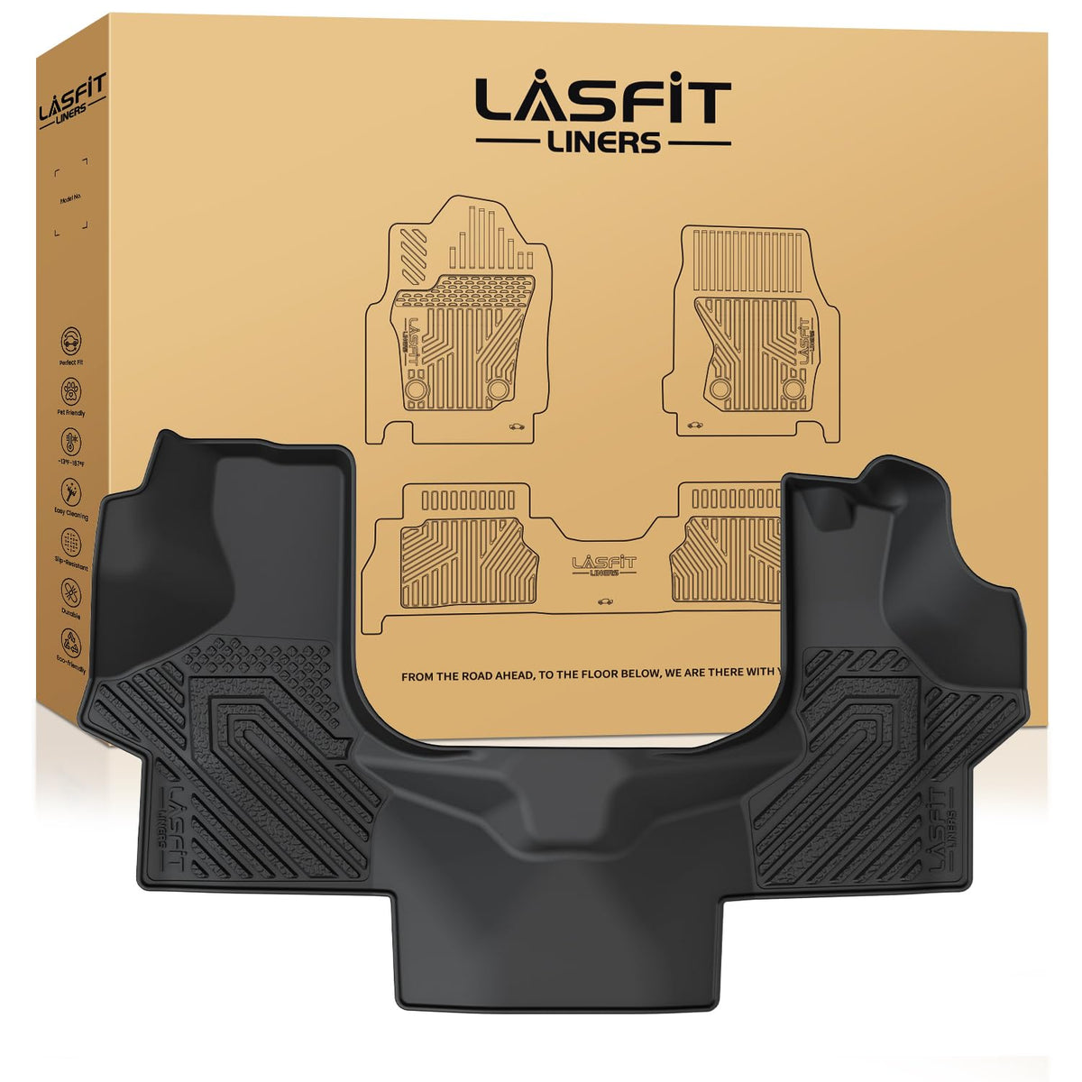 LASFIT Floor Mats for Chevy Equinox/GMC Terrain 2026 2025 2027(Gas Only)