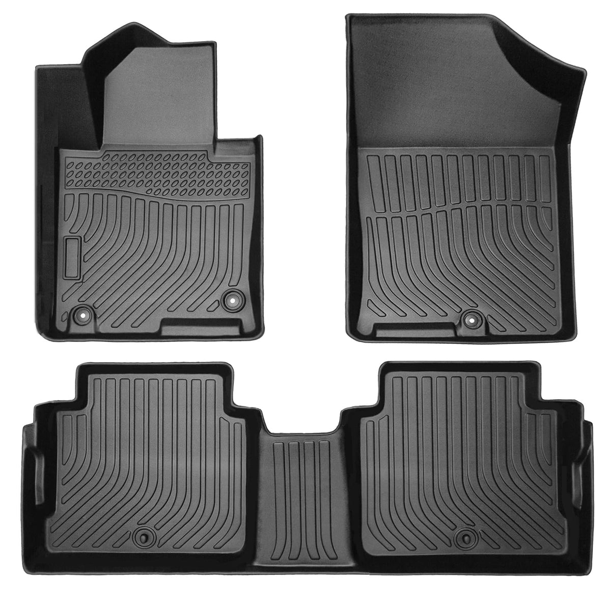 Floor Mats for 2013-2018 Lexus ES350,All-Weather TPE Rubber Floor Mats Fits 1st & 2nd & Row,Anti-Slip Floor Liners Full Set Automobile mats Accessories Black