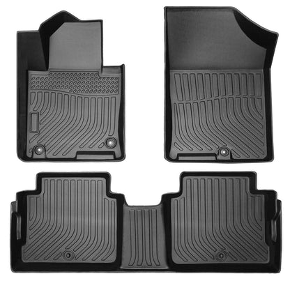 Floor Mats for 2013-2018 Lexus ES350,All-Weather TPE Rubber Floor Mats Fits 1st & 2nd & Row,Anti-Slip Floor Liners Full Set Automobile mats Accessories Black
