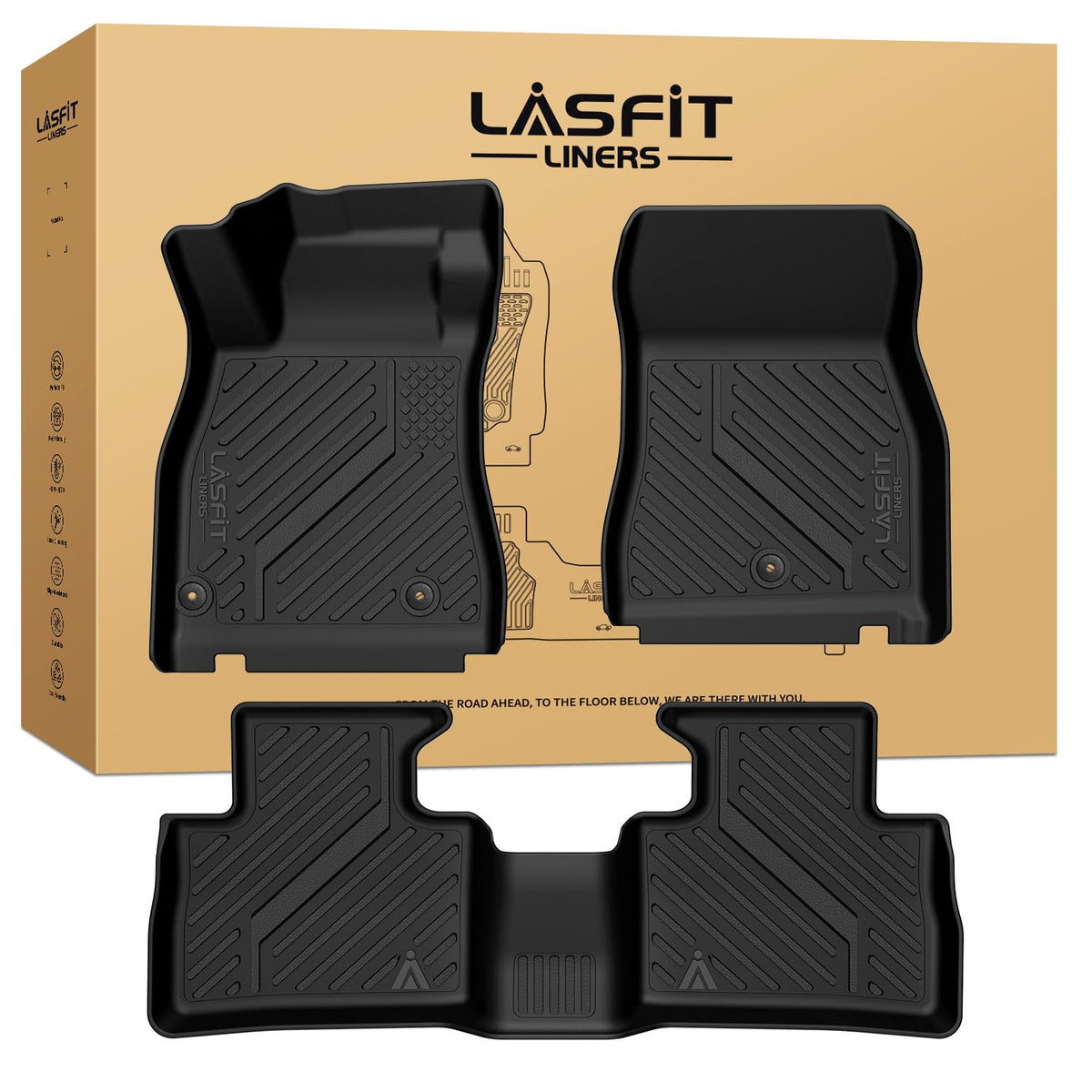 LASFIT Floor Mats for Subaru Crosstrek 2023-2018 & Impreza 2023-2017