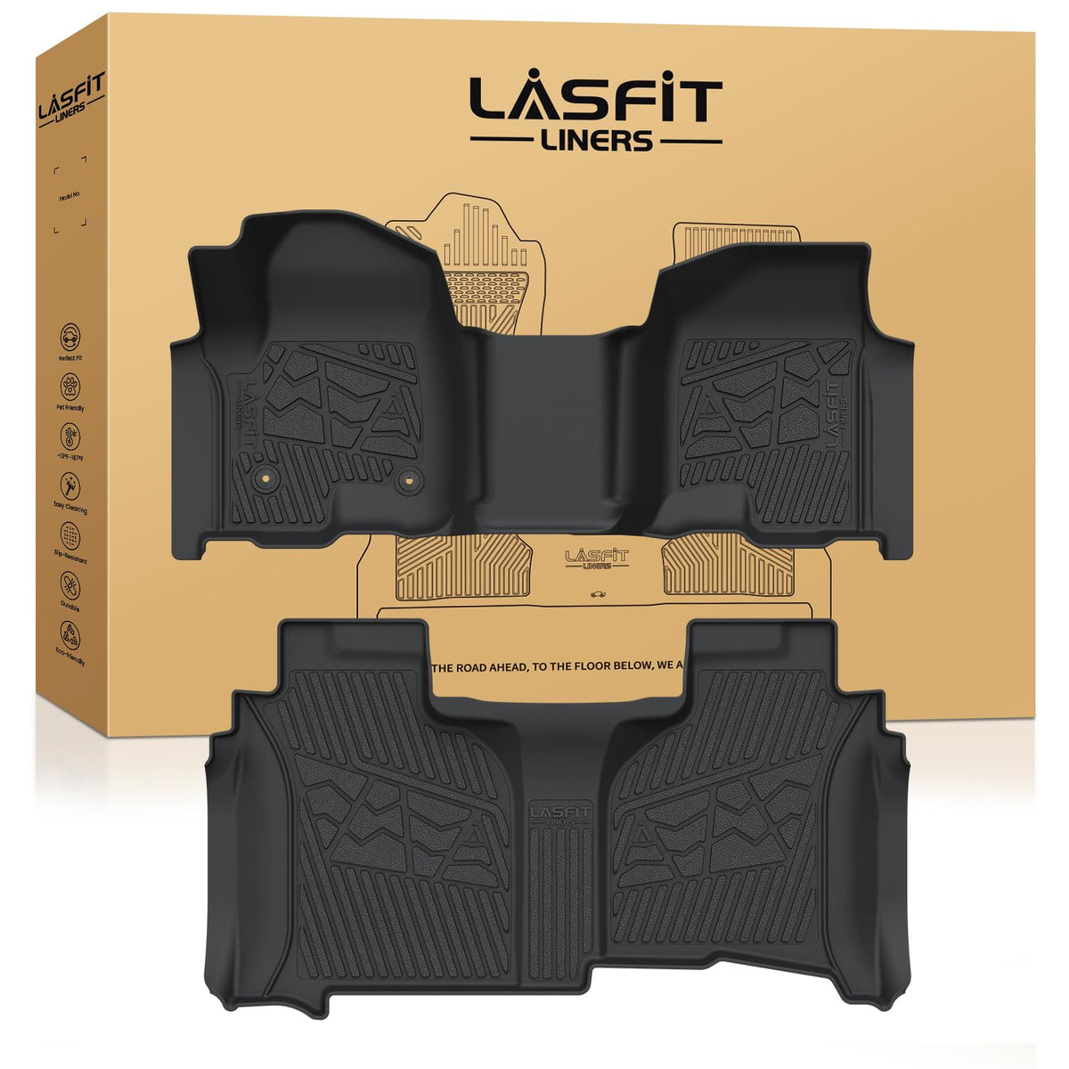 LASFIT Floor Mats for Chevy Equinox/GMC Terrain 2026 2025 2027(Gas Only)