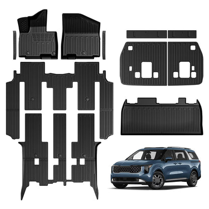 Floor Mats for 2020-2025 Kia Soul Accessories (w/o Subwoofer)