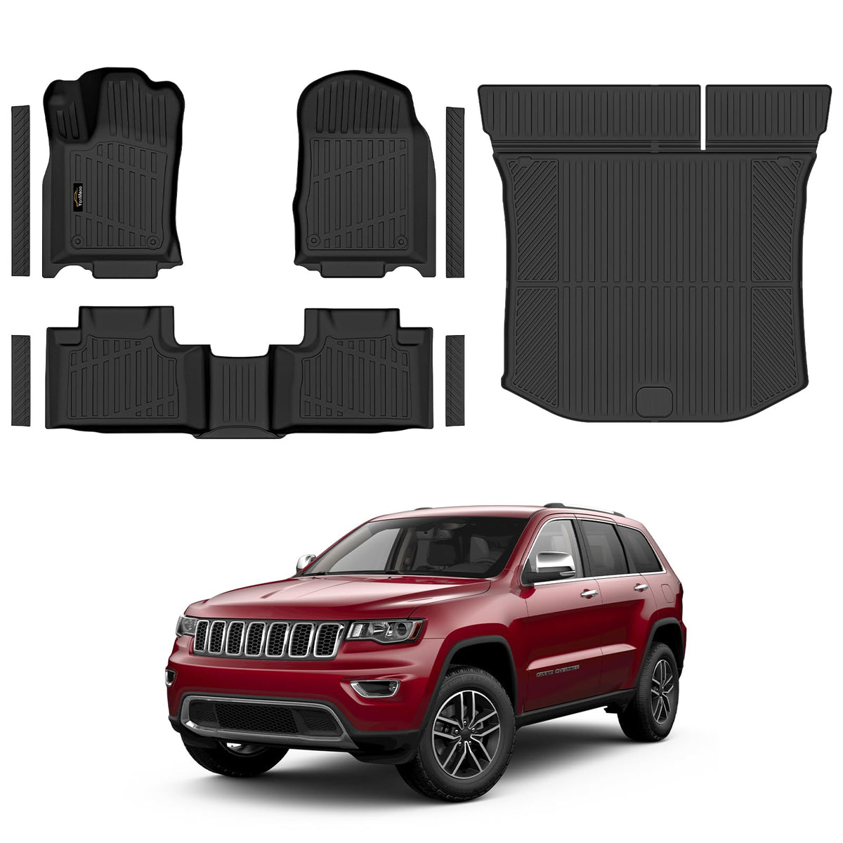 Floor Mats & Cargo Mat & Backrest Mat Custom for Toyota RAV4 Hybrid 2026