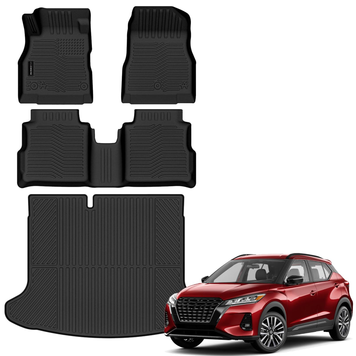 AUXKO All Weather Floor Mats Cargo Mat for 2026 Nissan Sentra