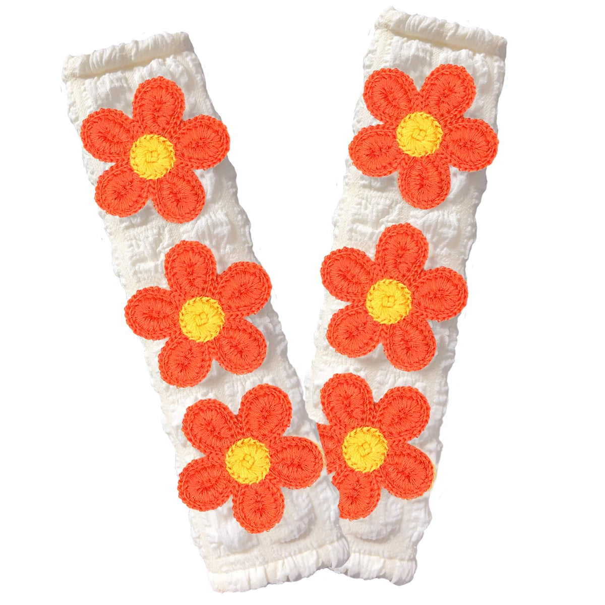 Cute Flower Car Seat Belt Shoulder Pad Cushions (2 in a Pack), Car Accessories Seat Belt Shoulder Strap Protector Universal Cover (White Pink)