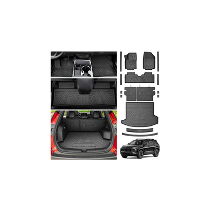 Cartist Floor Mats Fit for Honda HR-V HRV 2023 2024 2025 2026 (Include Hybrid) All Weather Floor Liners Front & 2nd Row Floor Mat for HRV Heavy Duty