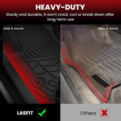 LASFIT Floor Mats for RAM 2500/3500 Crew Cab 2019-2026 2027 Bucket Seat