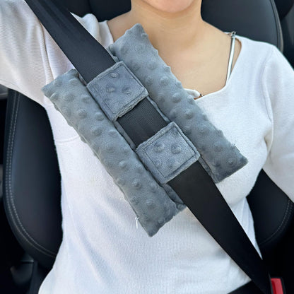 Chemo Port Pillows for Patients Seatbelt, Chemo Port Protector Pacemaker Seat Belt Cushion, Chemotherapy Must Haves Chemo Gifts Men Women Cancer, Minky Dot Gray
