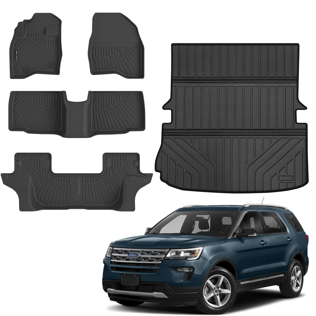 Floor Mats for 2007-2009 2010 2011 Toyota Camry CE/LE/SE/XLE (Gas Only)